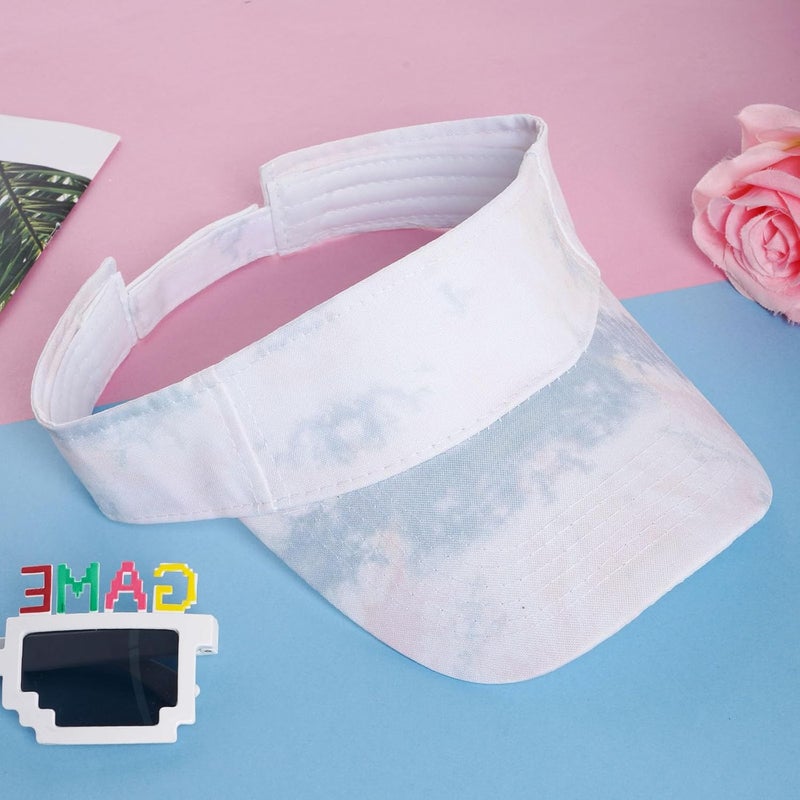 Marrywindix 1 Piece of Sport Wear Athletic Visor Sun Sports Visor Hat Visor Adjustable Cap for Women and Men (One Size) - Image 5
